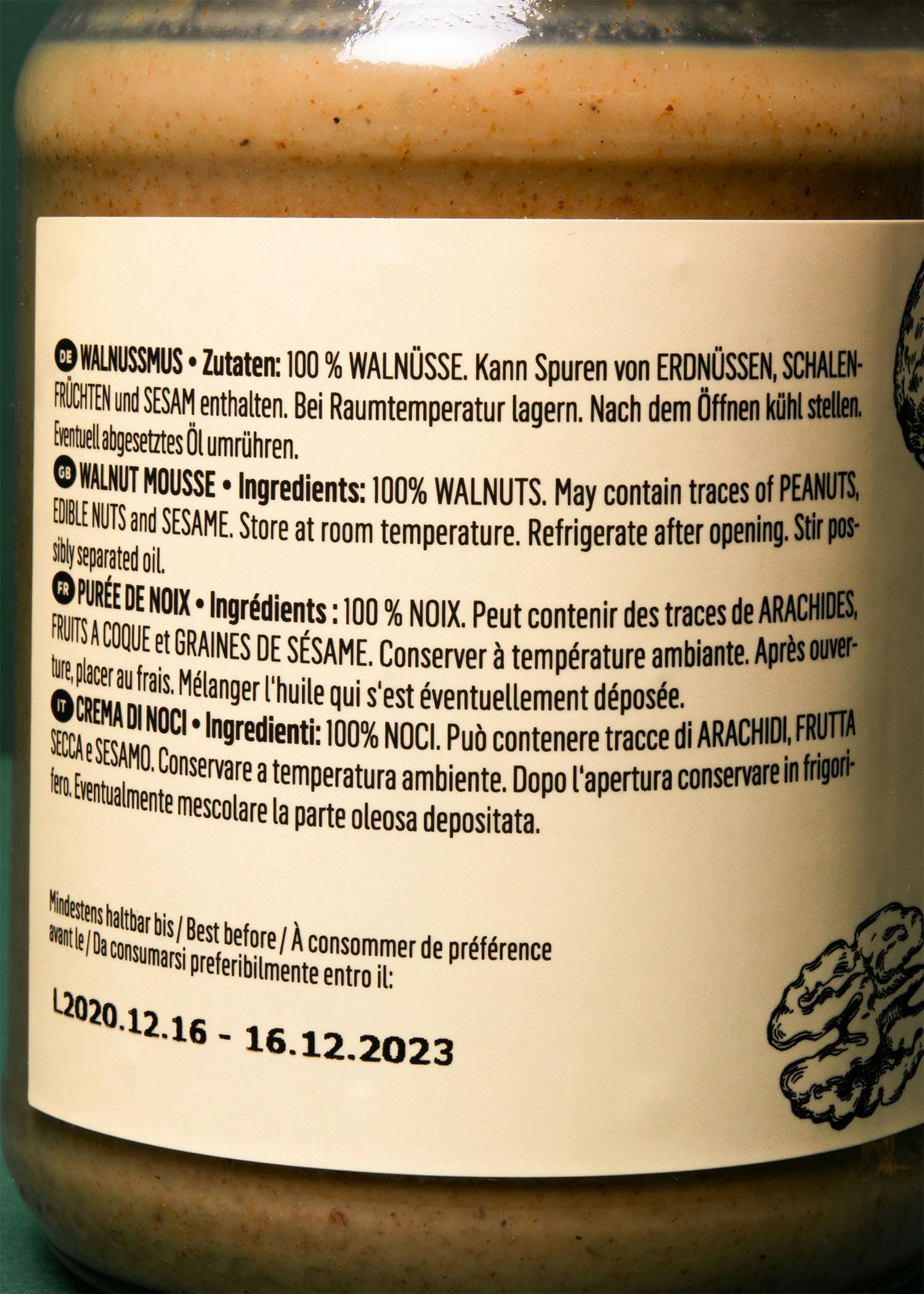 Purée de noix 12 x 500 g 5/7
