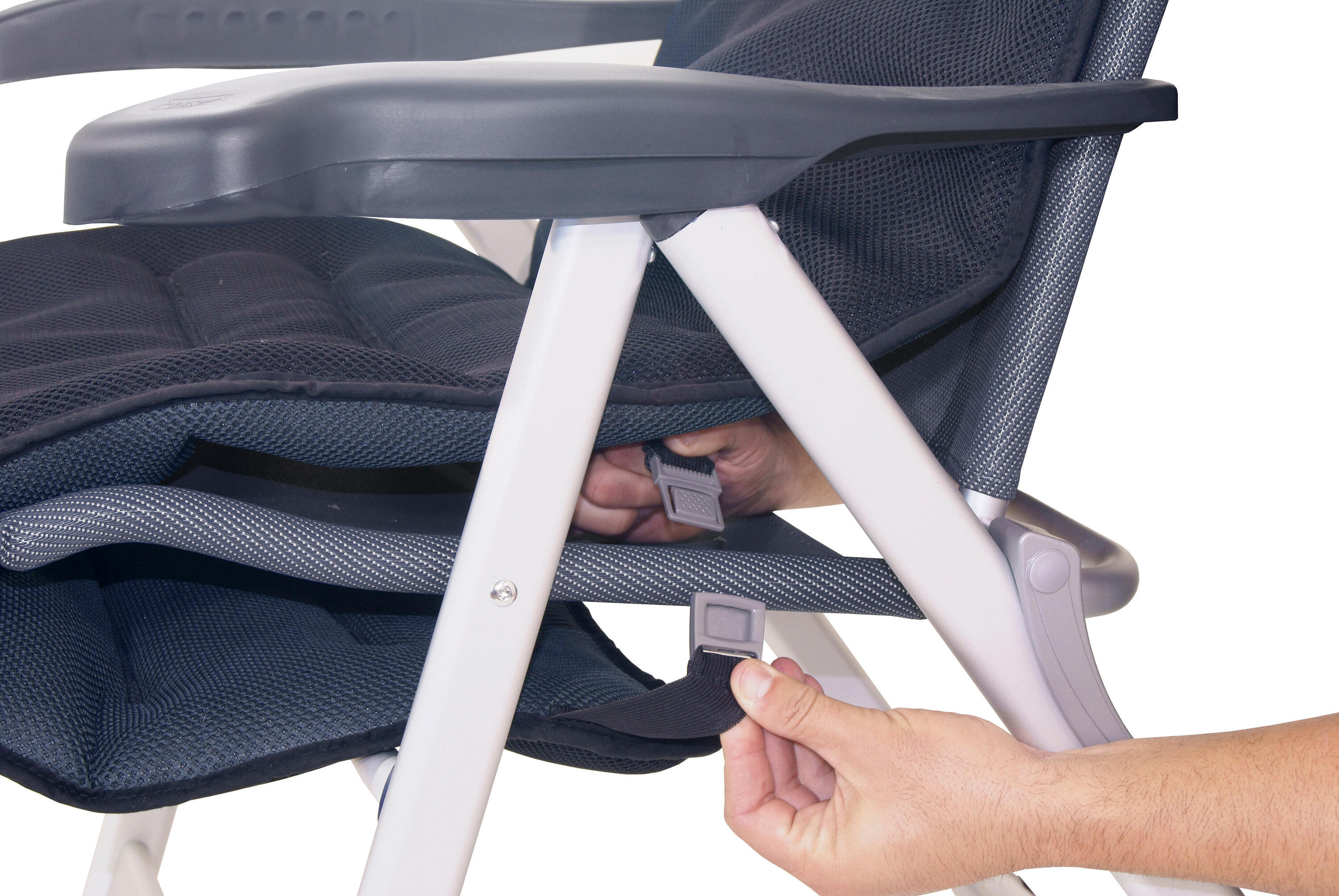Stuhlauflage 55 - Air-Deluxe - Schwarz - 128x53cm 4/7