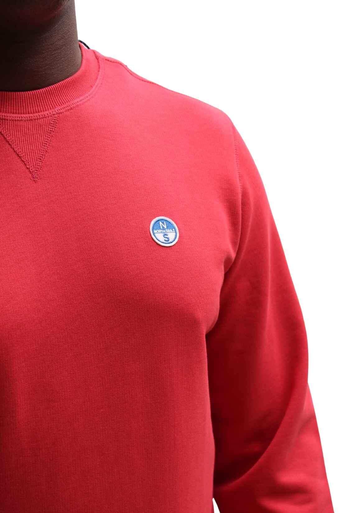 Felpa estiva uomo girocollo con logo 2/4