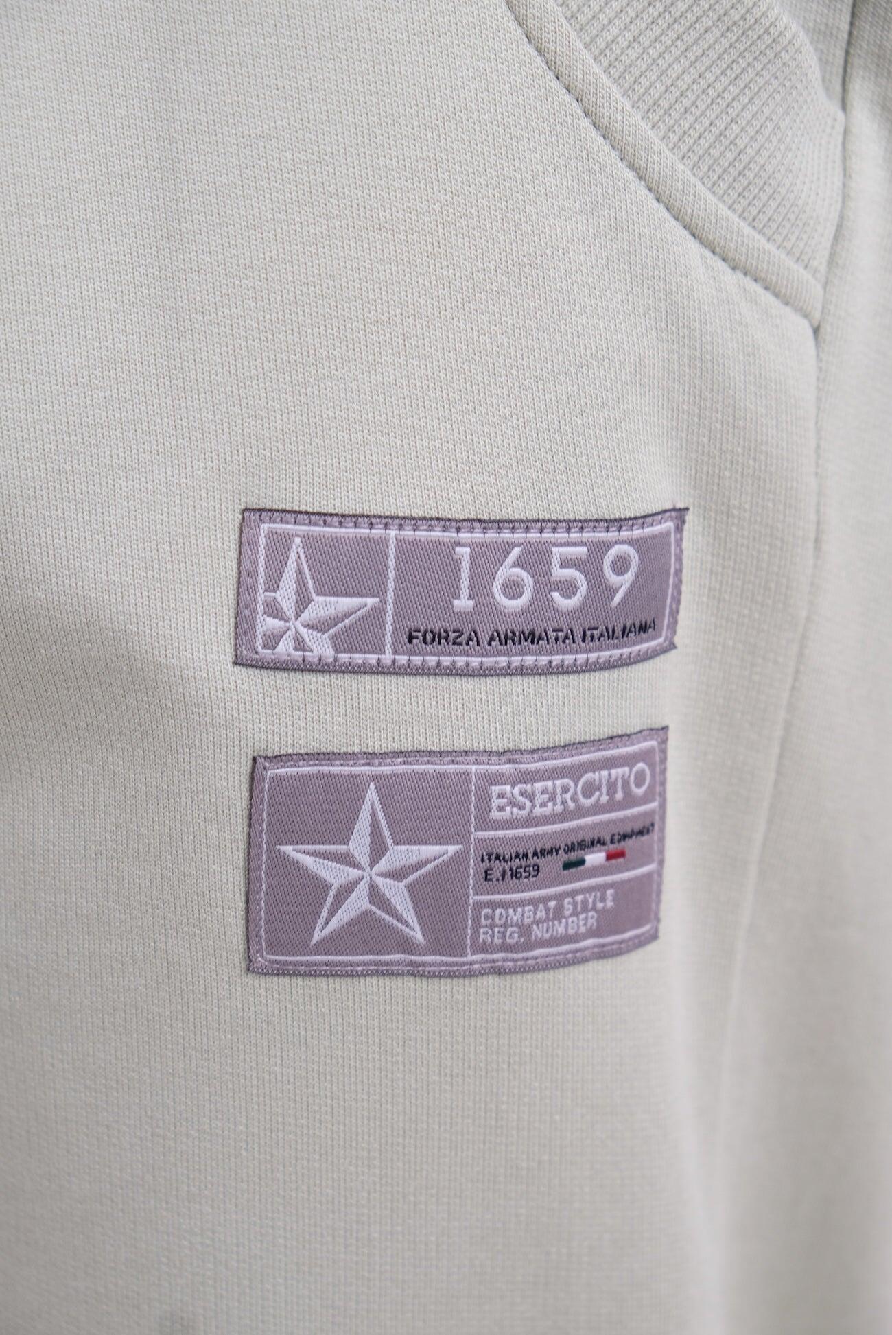 Pantaloni Esercito joggers con tasche verdi uomo 3/4