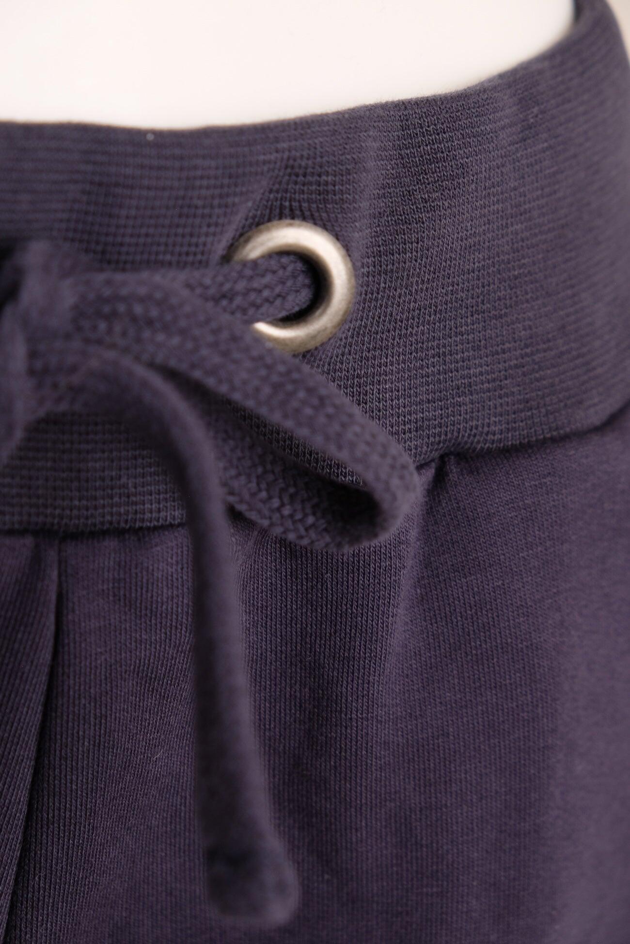 Pantaloni Esercito joggers wide leg con tasche blu donna 4/4