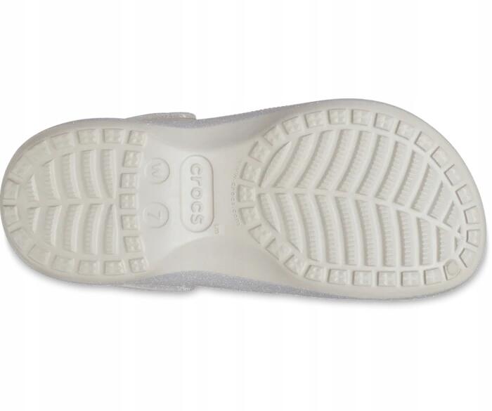 Chodaki Dla Dorosłych Crocs Classic Platform Glitter Lined Clog 4/6