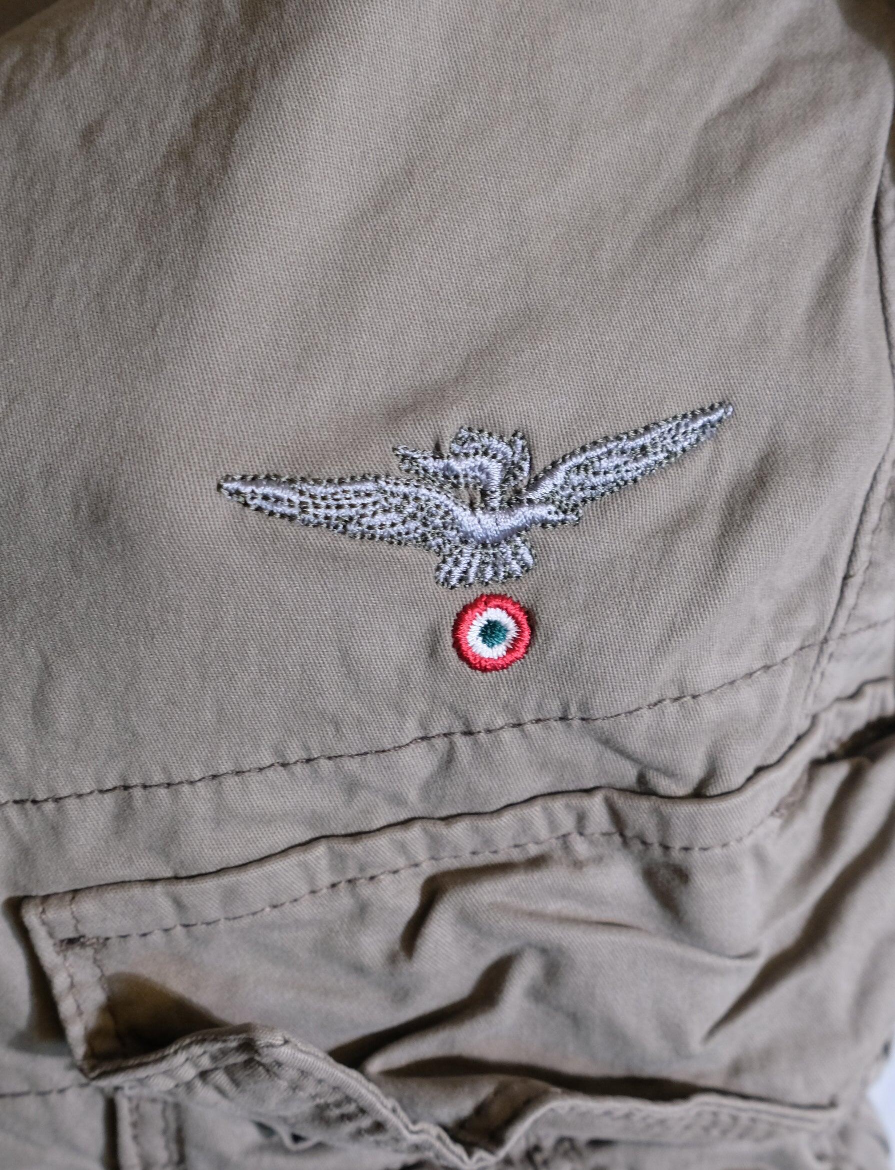 Pantaloni Aviazione Esercito cargo con tasconi militare uomo 3/4