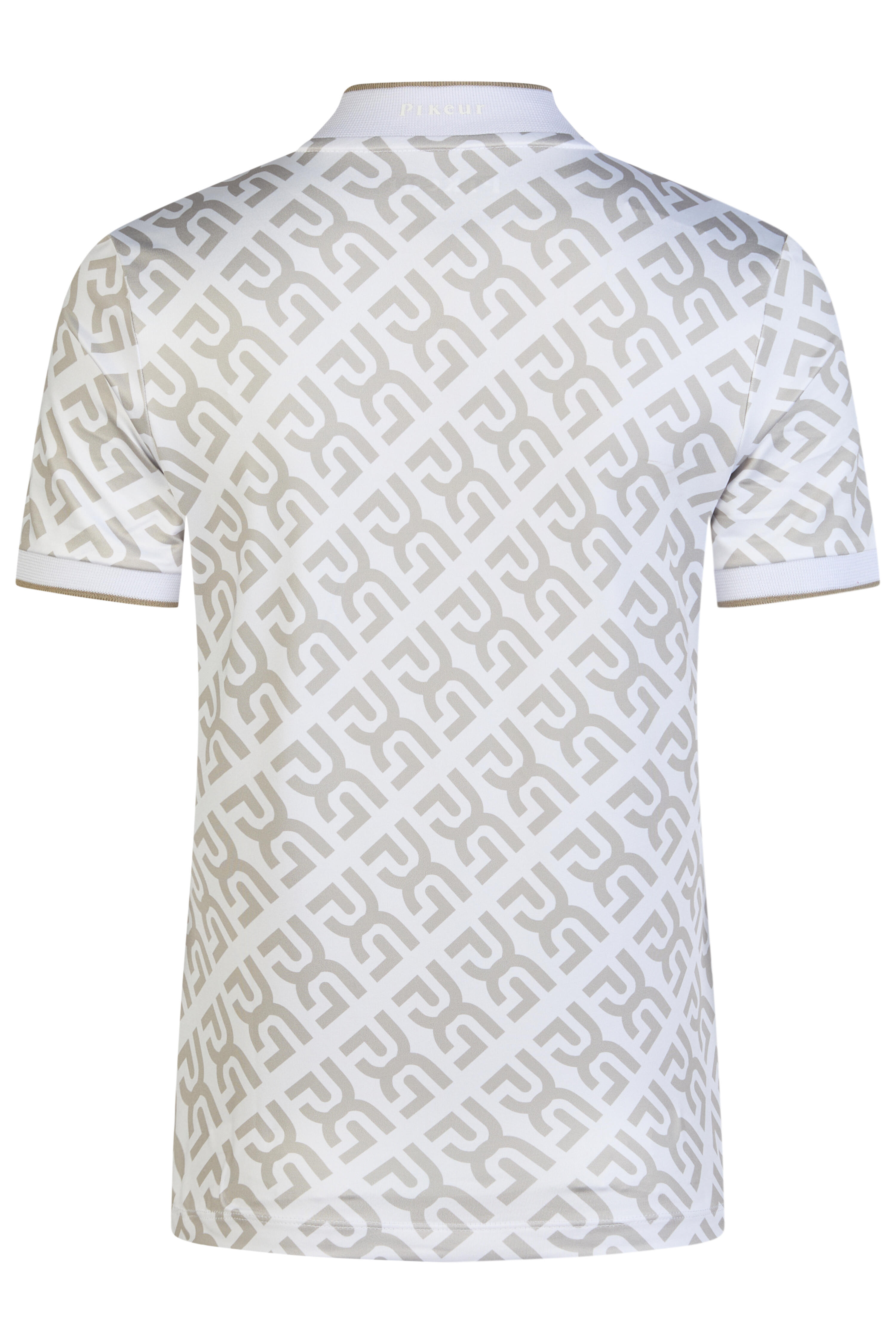 Zip Polo Damen beige 2/2