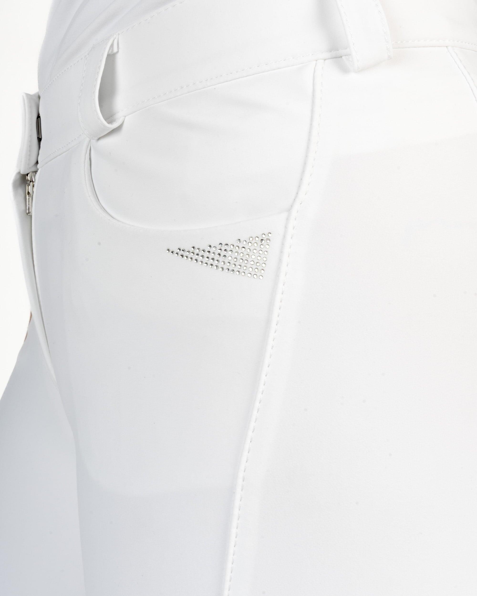 Reithose Damen Laure Kniegrip weiß 2/6