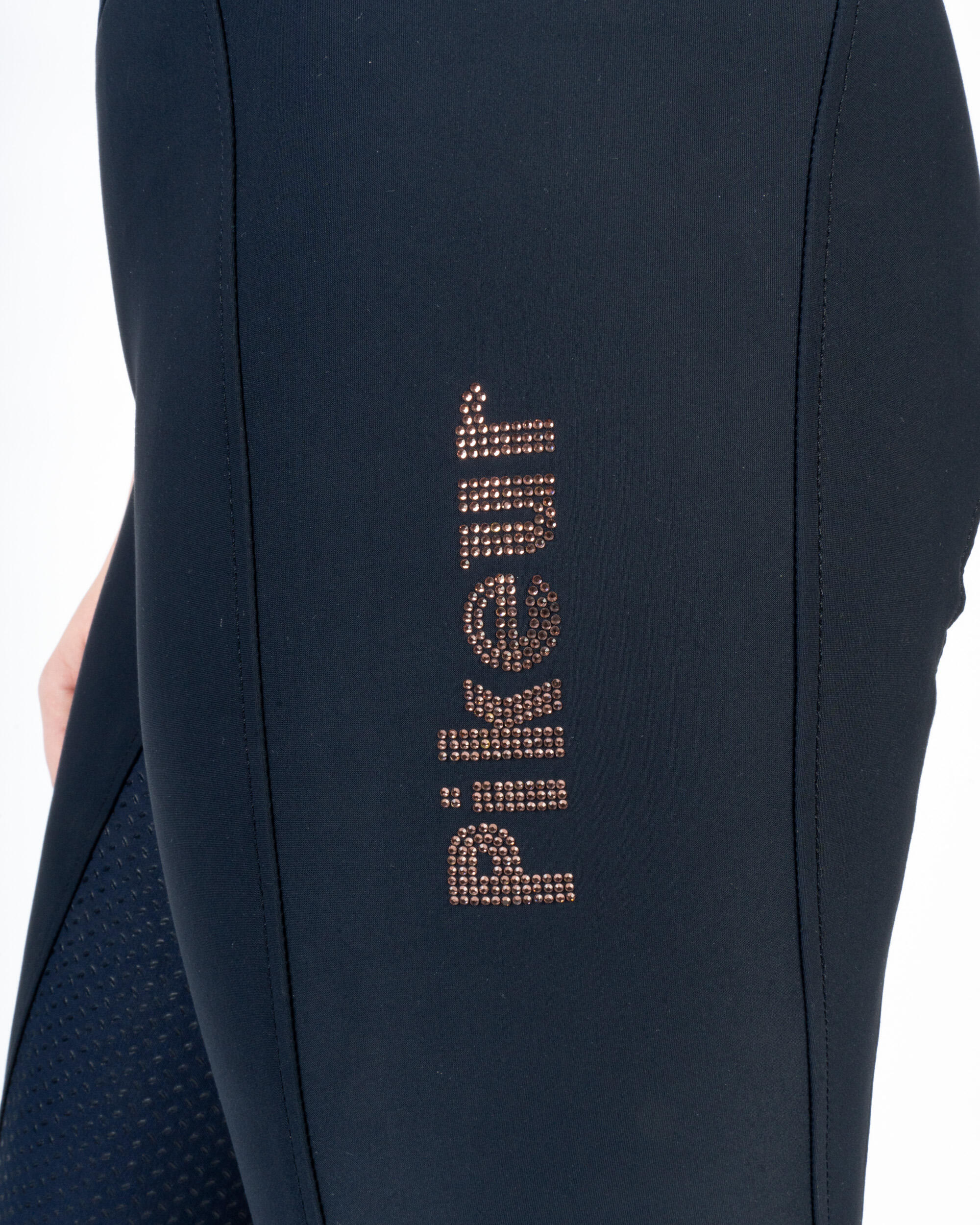 Reithose Damen Juli Athleisure mit Vollgrip dunkelblau 4/7