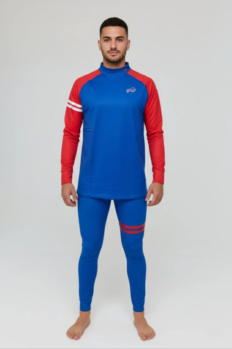 Homme Ski Sous-vêtement Haut Thermique NFL Buffalo Bills 7/7