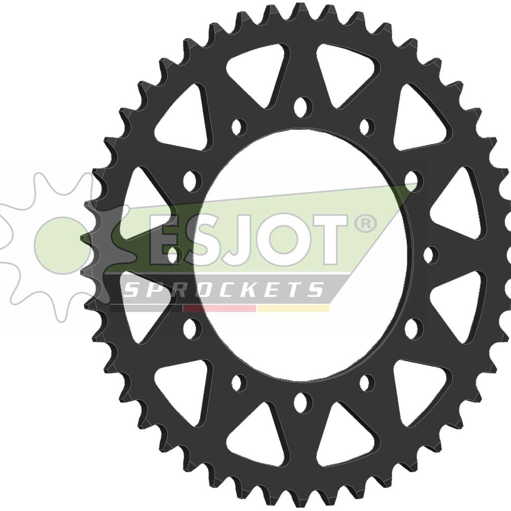ESJOT 520 46z Steel Chain Wheel - Black.