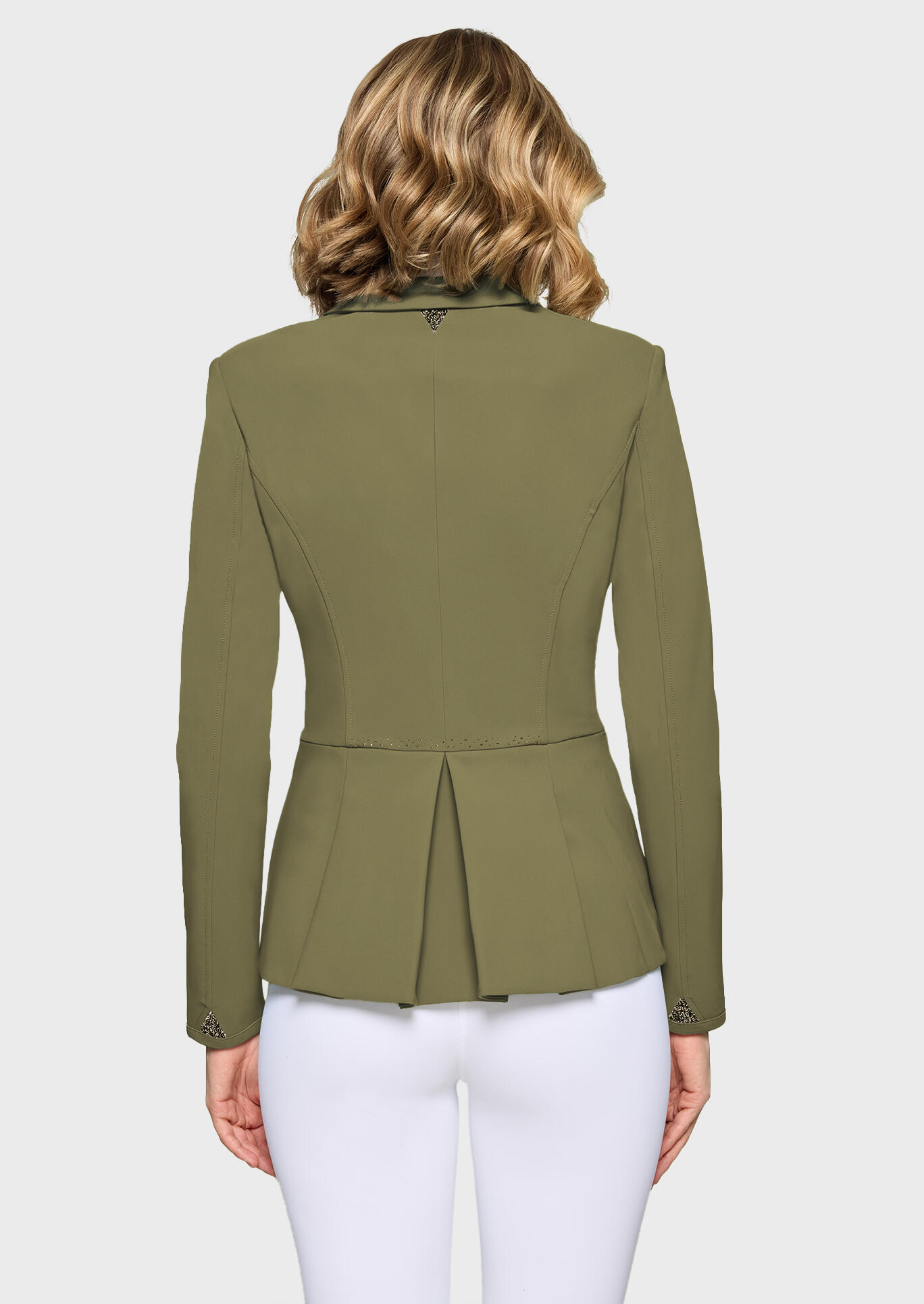 Turnierjacket Damen Victorine Crystal Fabric khaki 2/3