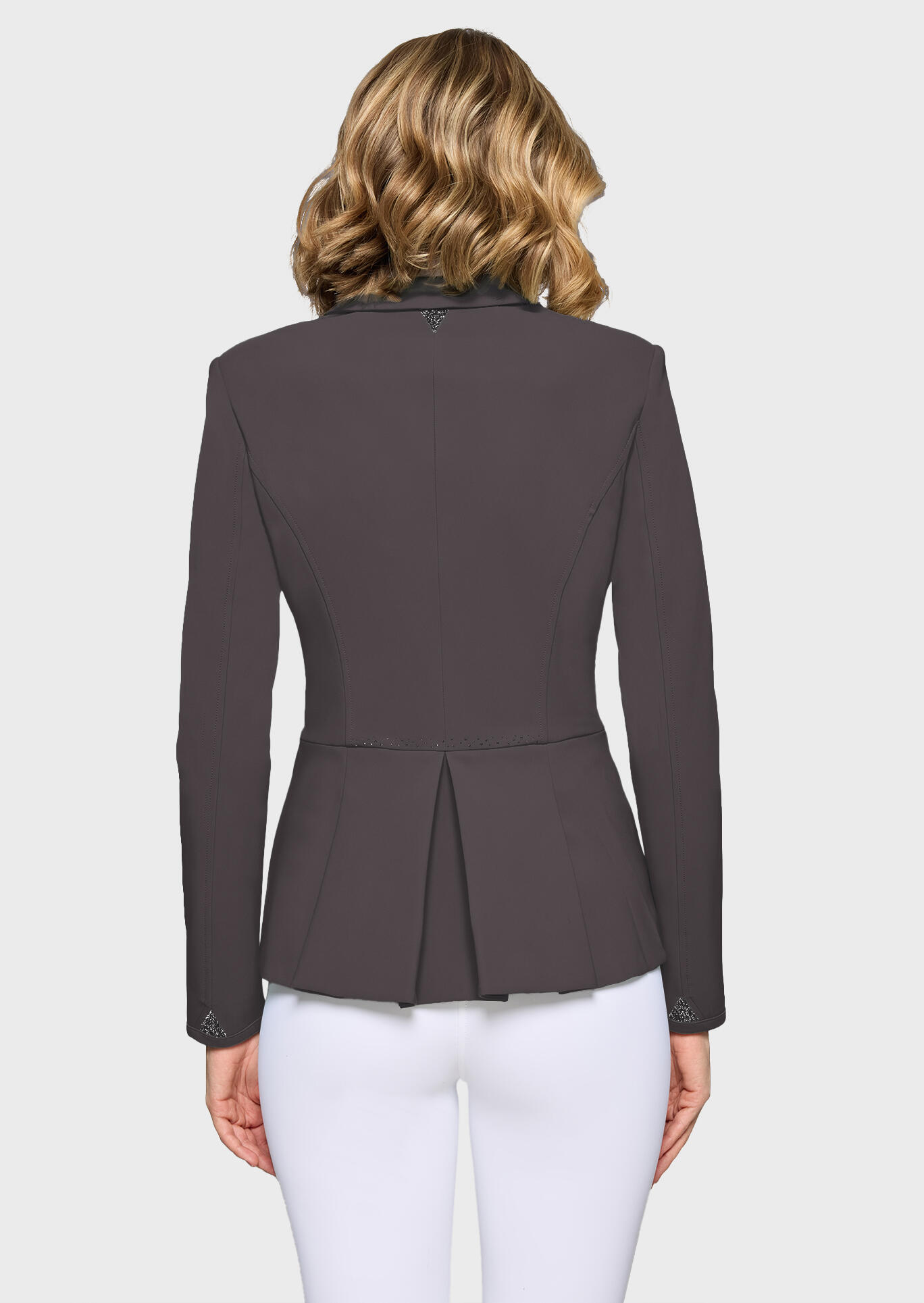 Turnierjacket Damen Victorine Crystal Fabric truffel 2/3