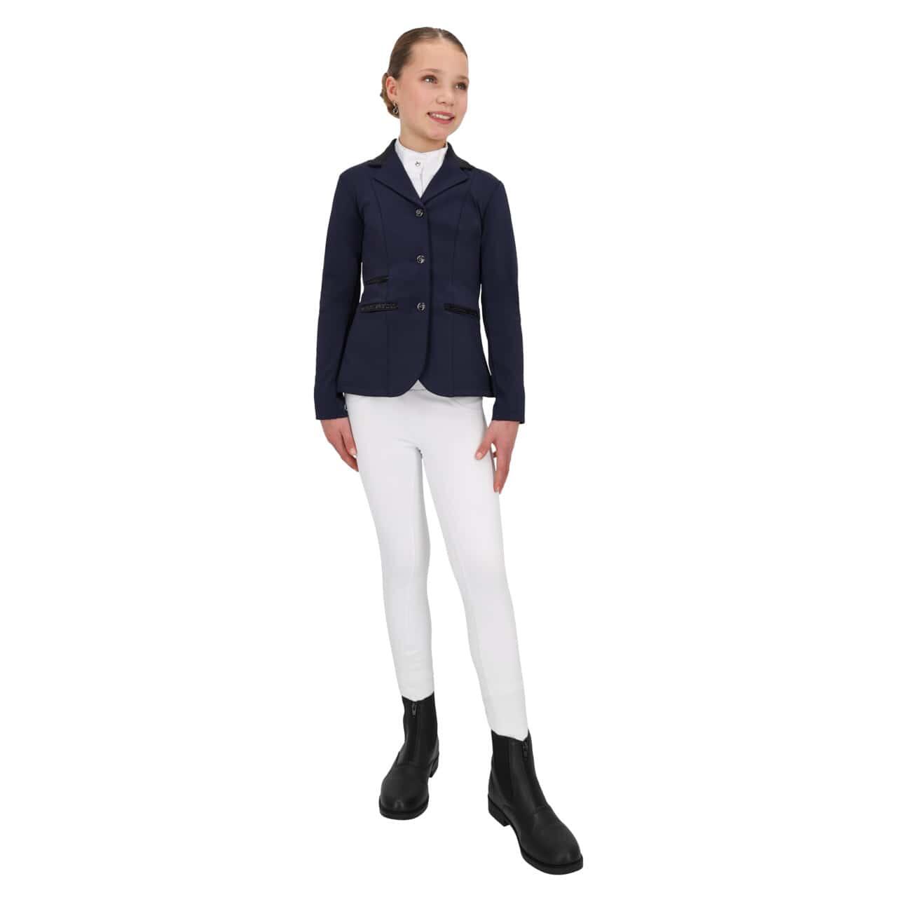 Giacca da equitazione da competizione per bambina QHP Juliet 6/7