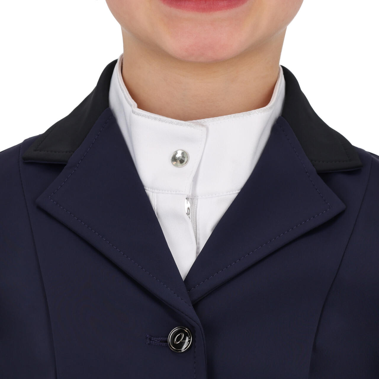 Giacca da equitazione da competizione per bambina QHP Juliet 5/7