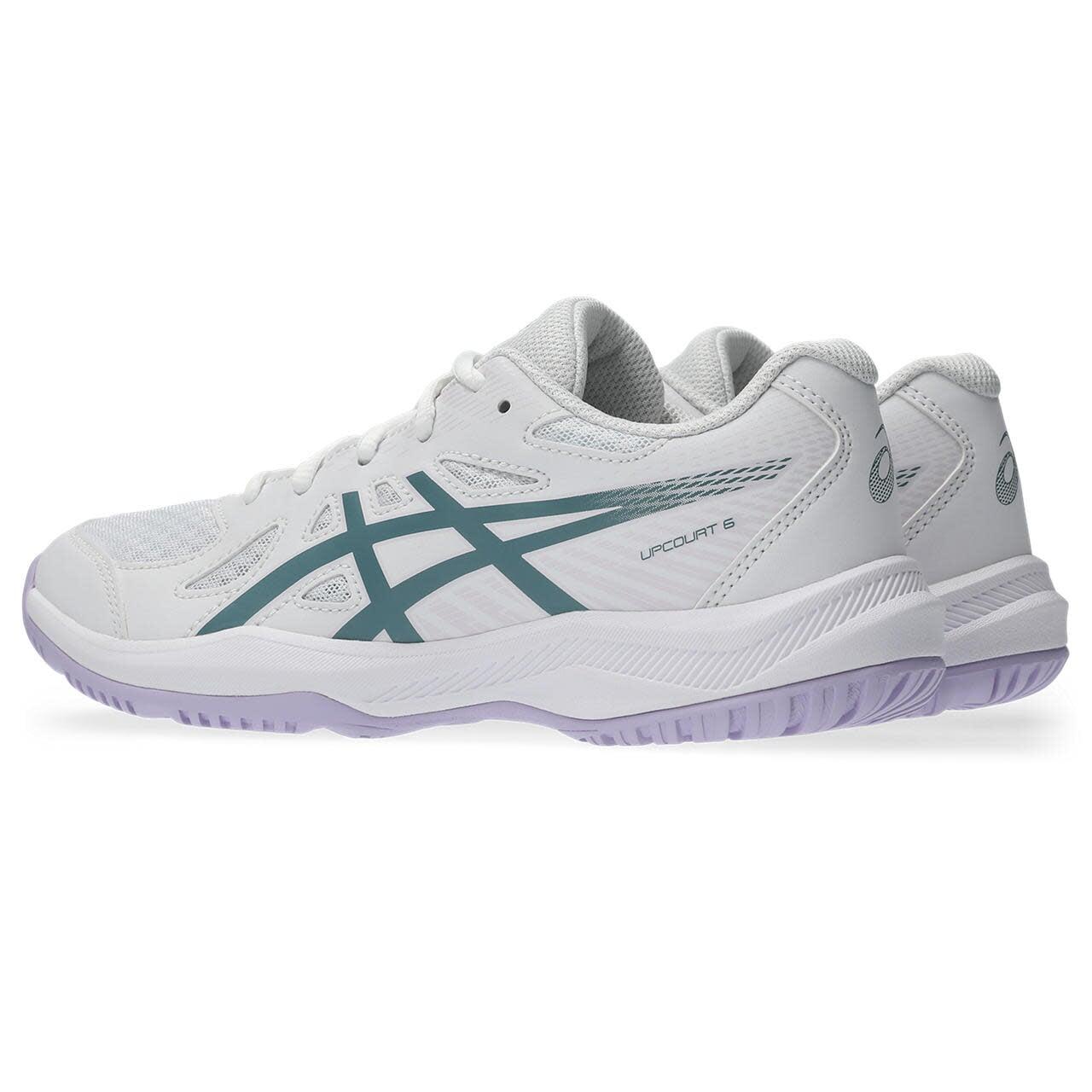 Zapatillas Multideporte Niños - ASICS Upcourt 6 GS - White/FoggyTeal 4/7