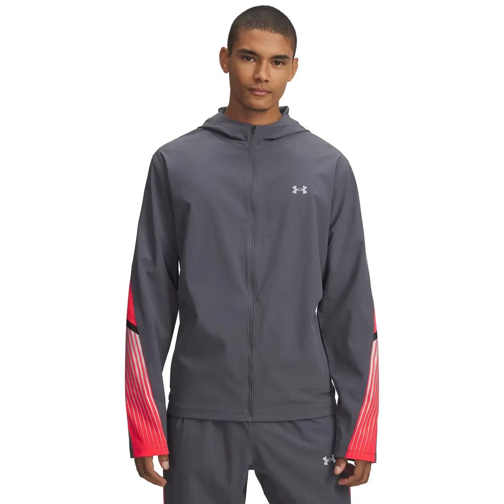 Men's Under Armour Velociti Grey/Pink Tracksuit Top