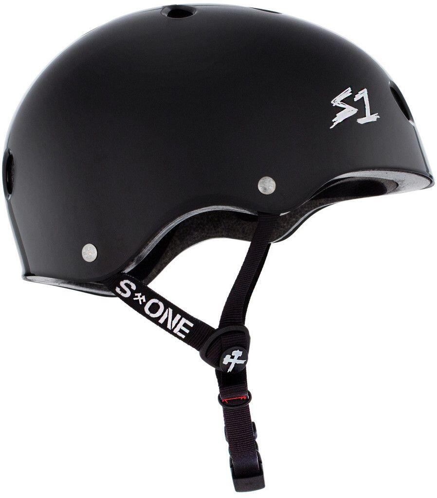 S ONE Helm Lifer - XXXL - Zwart Glanzend - Bescherming voor Skateboard 3/5