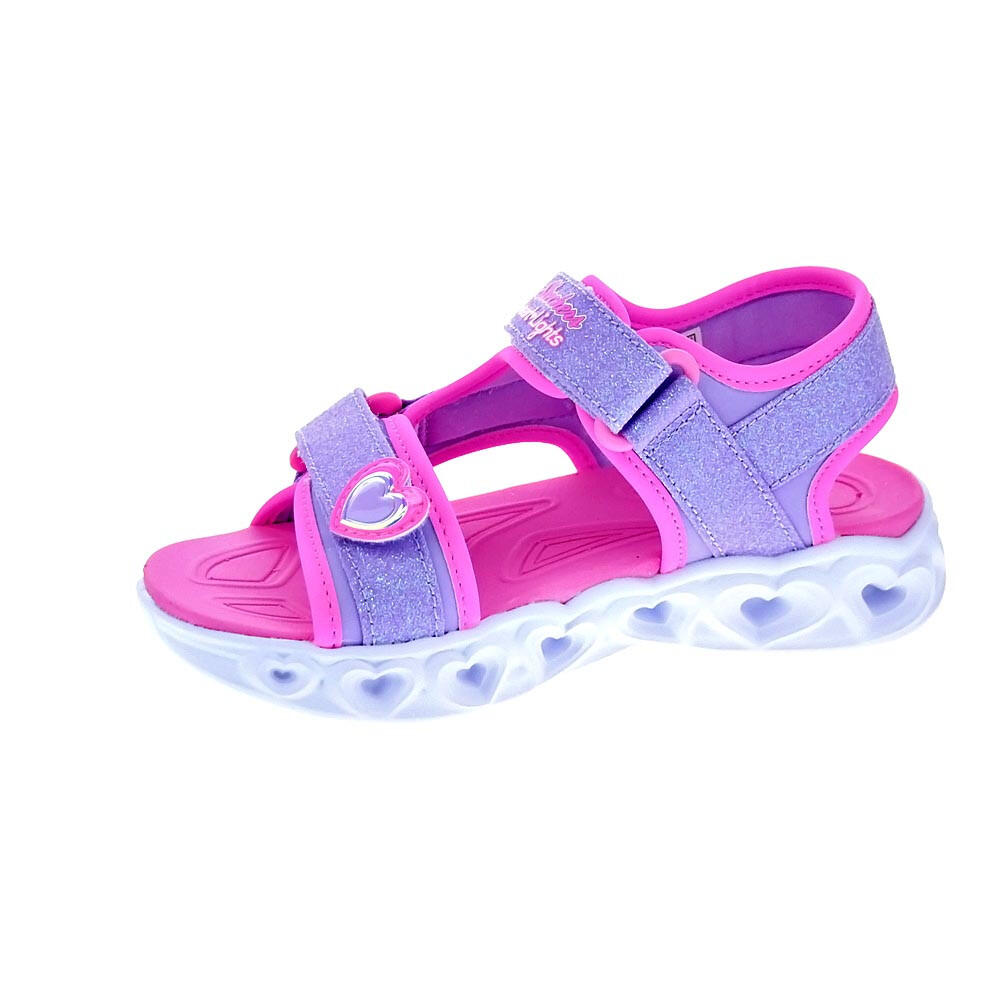 Sandalias SKECHERS  Heart Lights Violeta  Niños 2/4