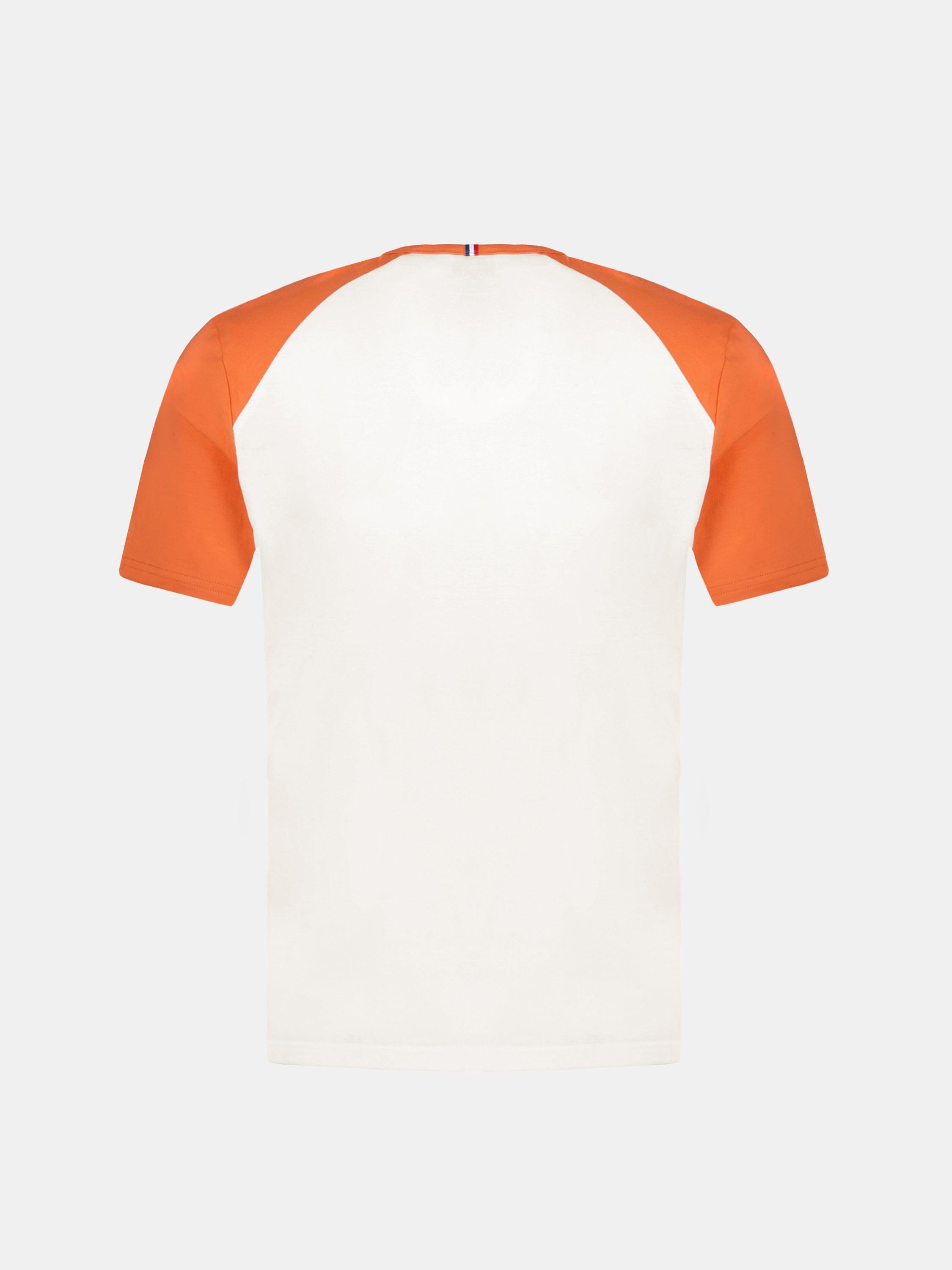 T-shirt en jersey de coton avec bandes rayées épaules Heritage 3/4