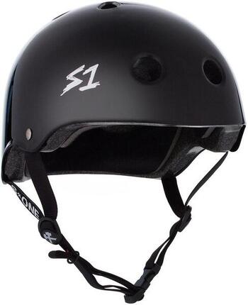 Casque de Protection Skateboard - Taille XXXL - Finition Noire Brillante