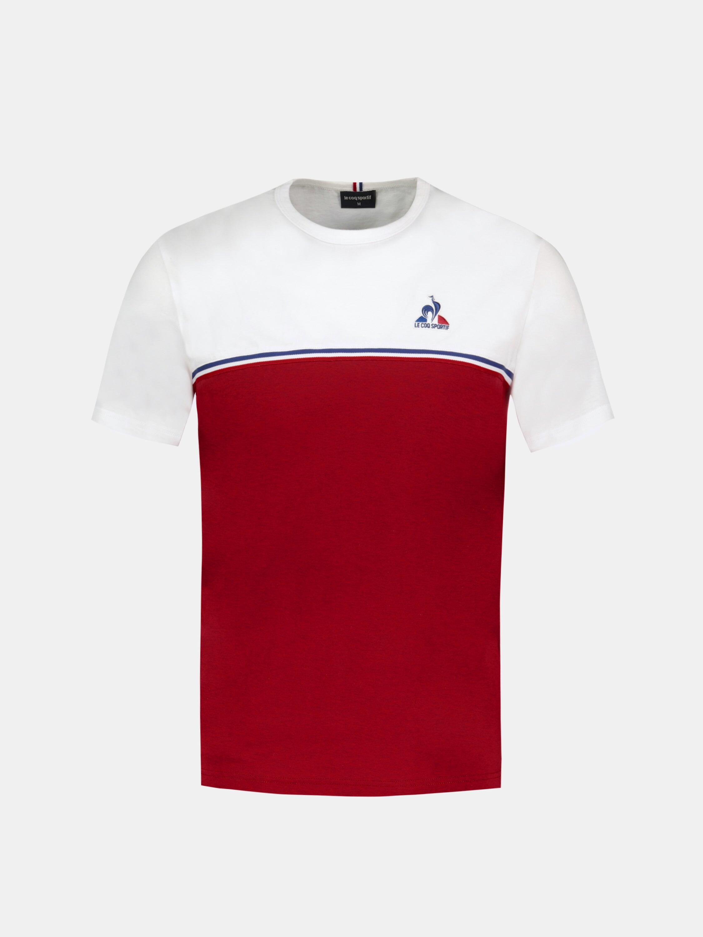 T-shirt en jersey de coton avec bande tricolore Tricolores 2/4