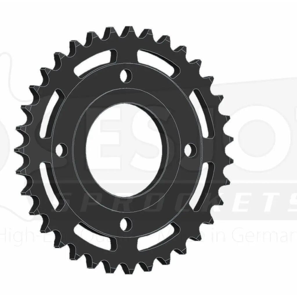 ESJOT 530 Chain Wheel, 35-Tooth Steel, Black.