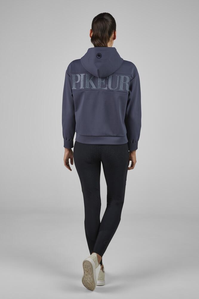 Sweatshirtjacke Damen Athleisure graphite blue 5/7