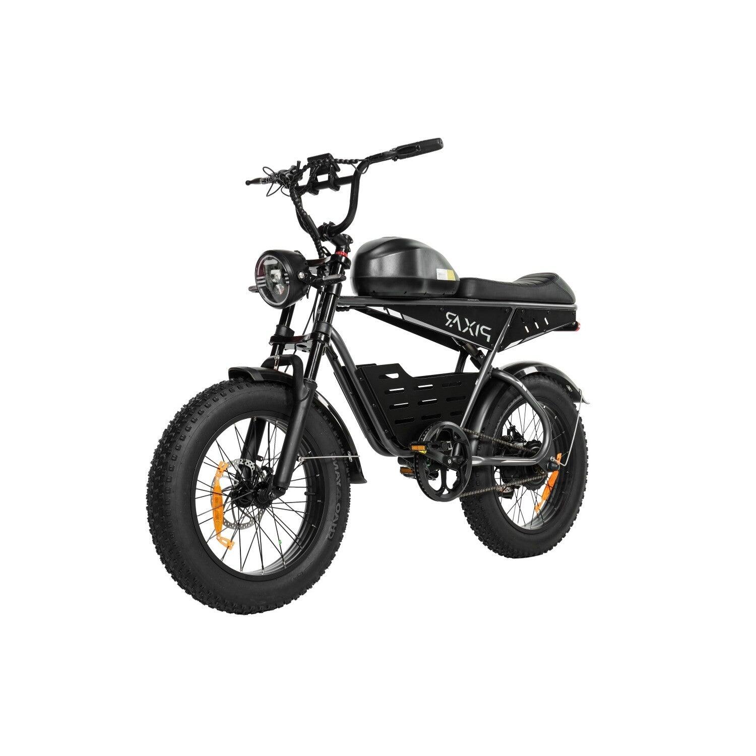 Pixar SUPER V 500W 48V 30AH 20x4 Bicicleta Elétrica Cinza Freio a Disco 3/5