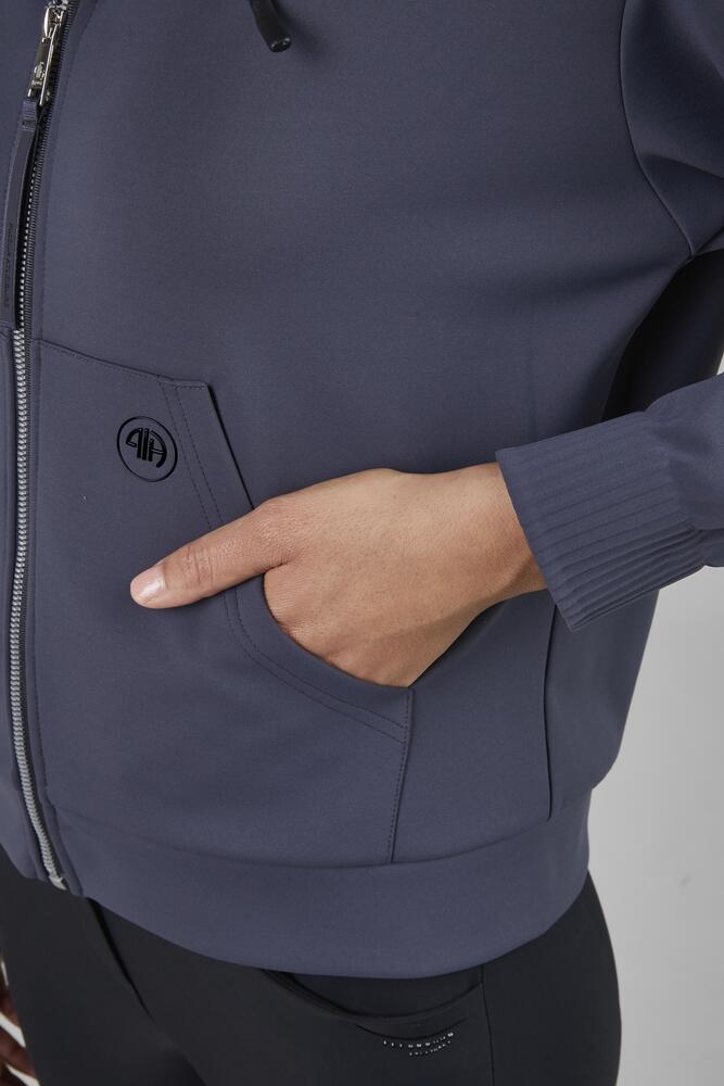 Sweatshirtjacke Damen Athleisure graphite blue 4/7