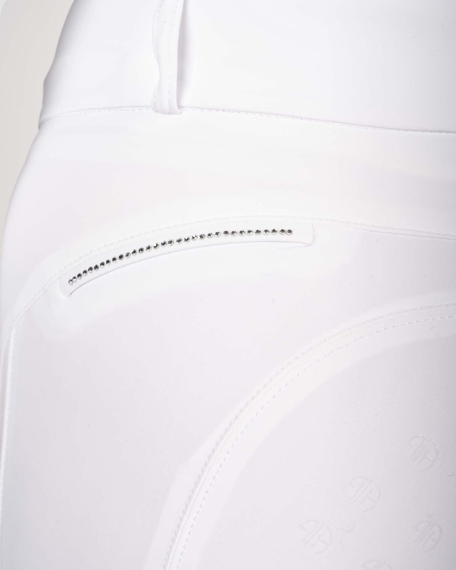 Reithose Damen Malia Sd weiß 6/6