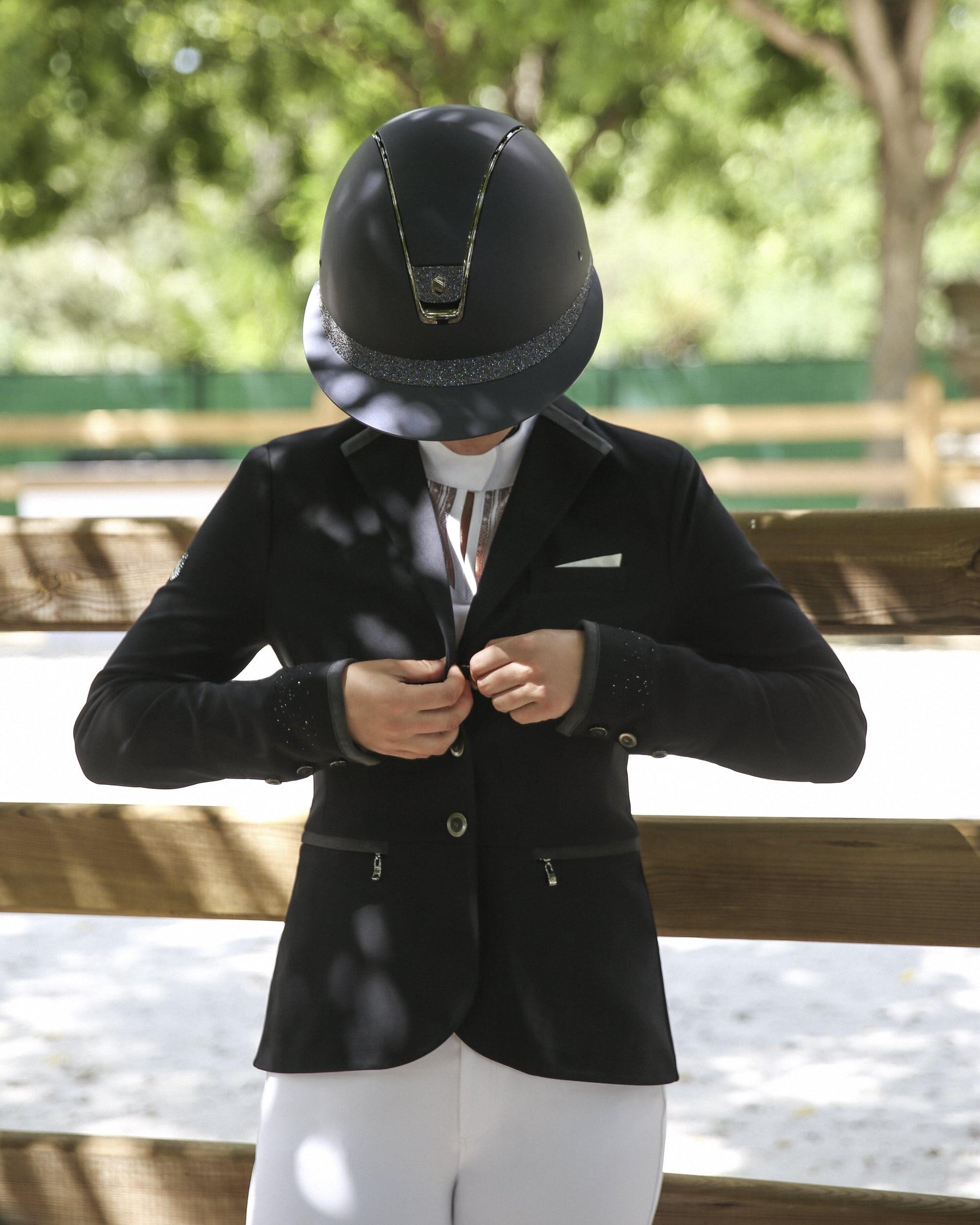 Turnierjacket Victorine Permanent schwarz 6/7