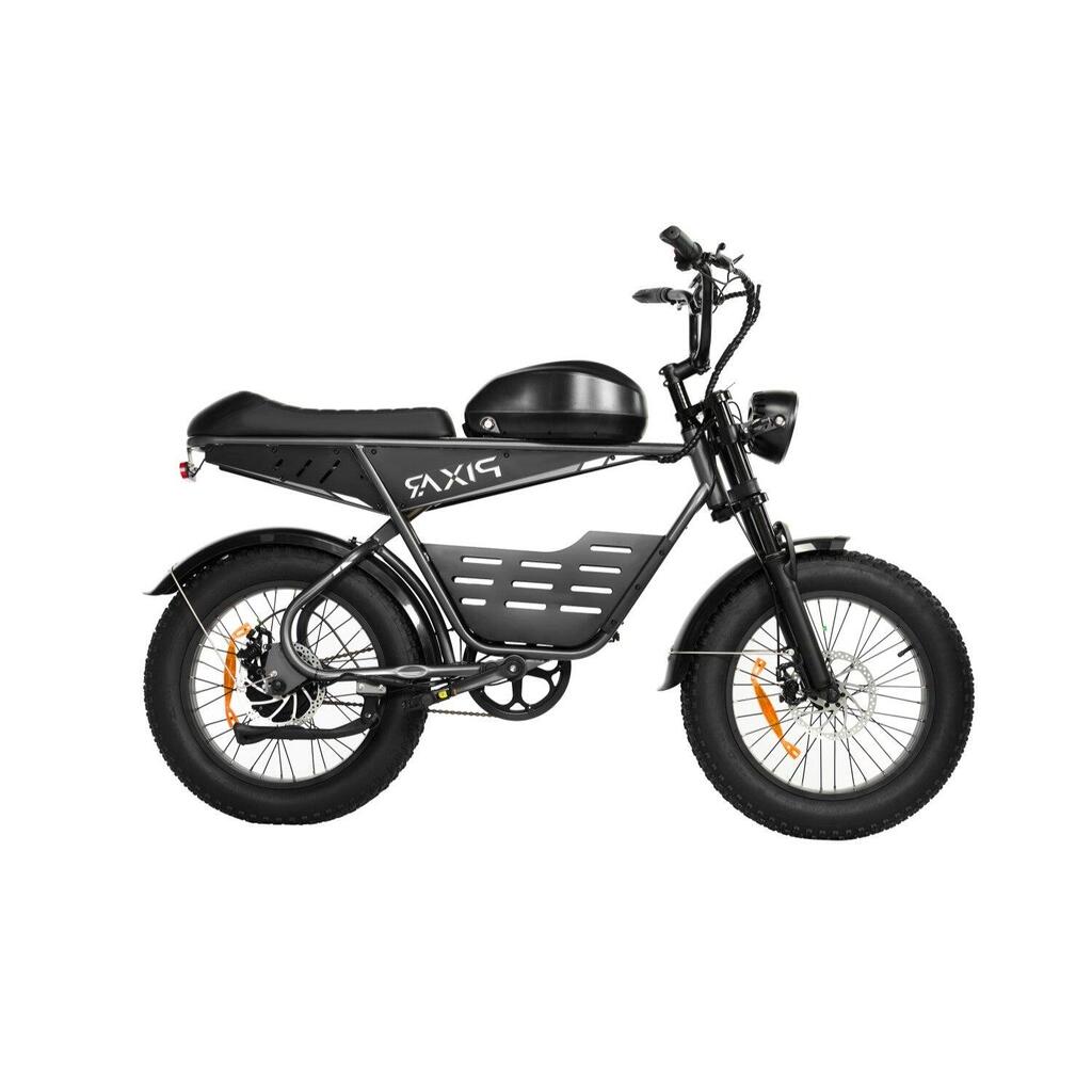 Pixar SUPER V 500W 48V 30AH 20x4 Gray Electric Bike Disc Brakes