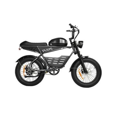 Pixar SUPER V 500W 48V 30AH 20x4 Bicicletta Elettrica Grigio Freno a Disco