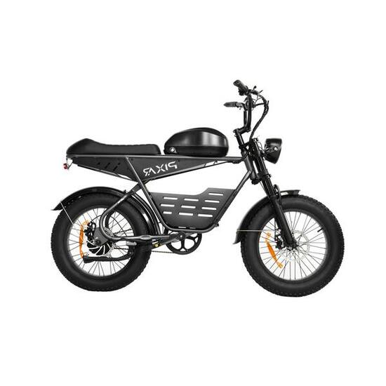Pixar SUPER V 500W 48V 30AH 20x4 Bicicletta Elettrica Grigio Freno a Disco