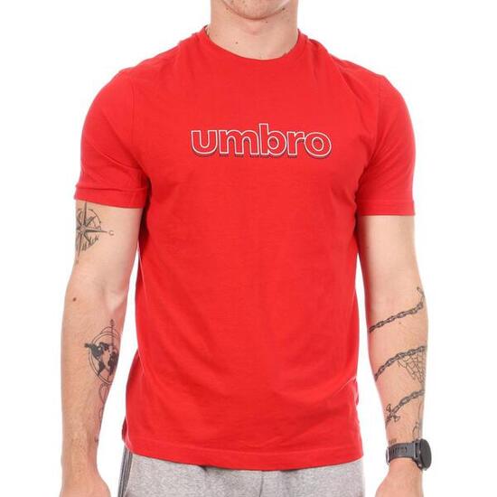 Camiseta Roja Umbro Outl Net para Hombre