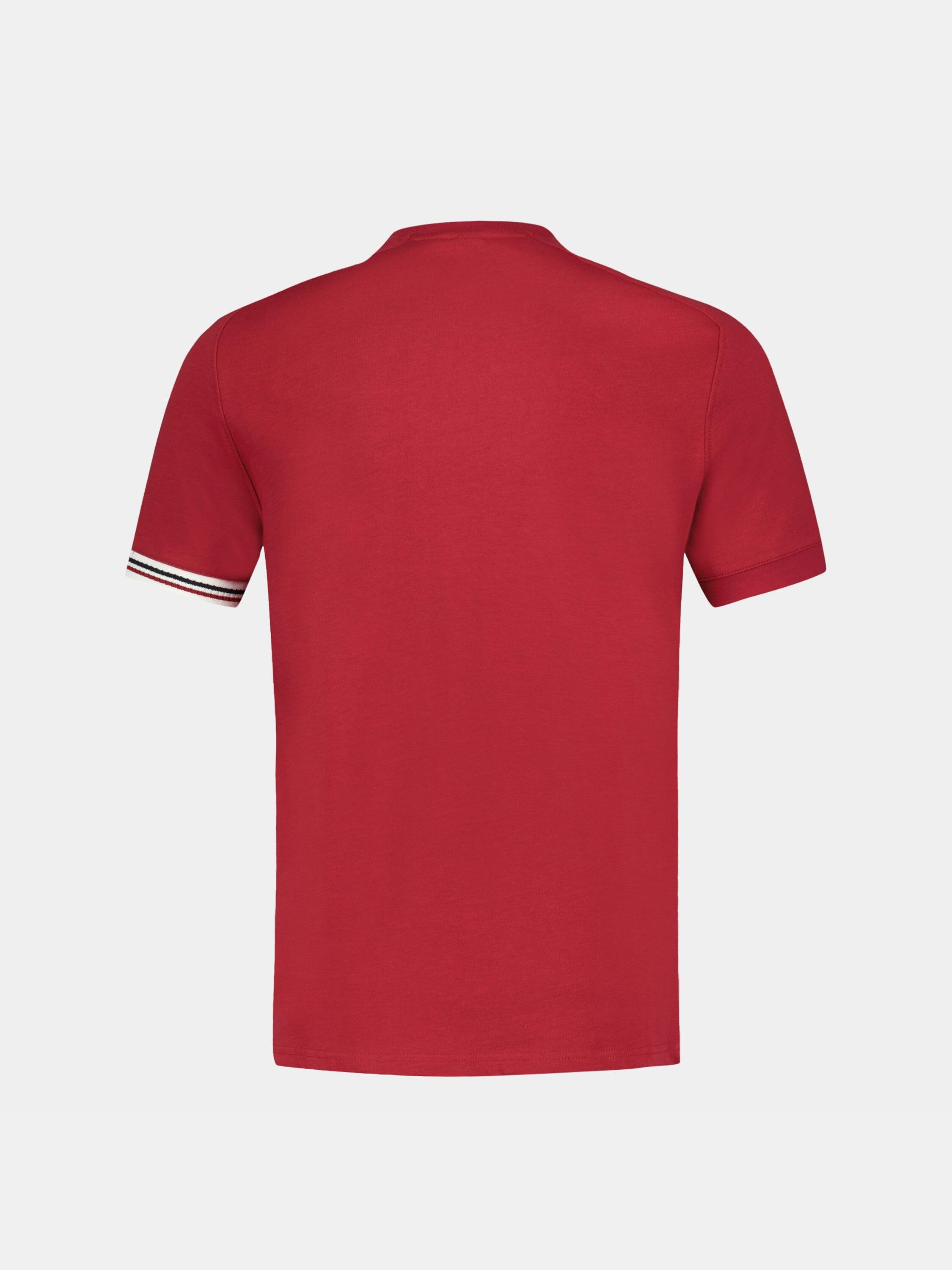 T-shirt Tricolore en jersey de coton à manches marteau 3/6