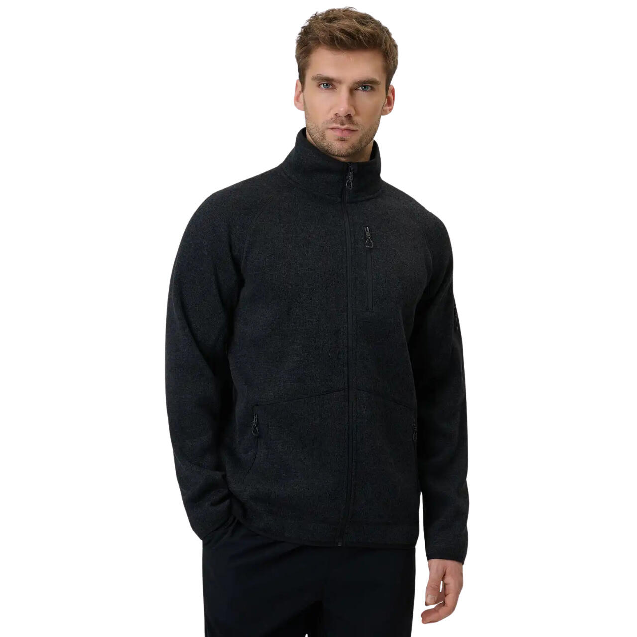 Polar męski 4F, polar imitujący sweter, 280 g/m²