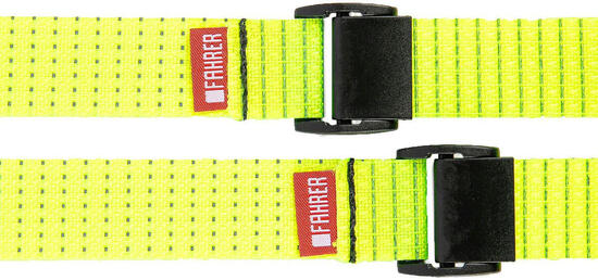 FAHRER Minigurt Zurrgurt Gr. M neon-gelb, 2er Set