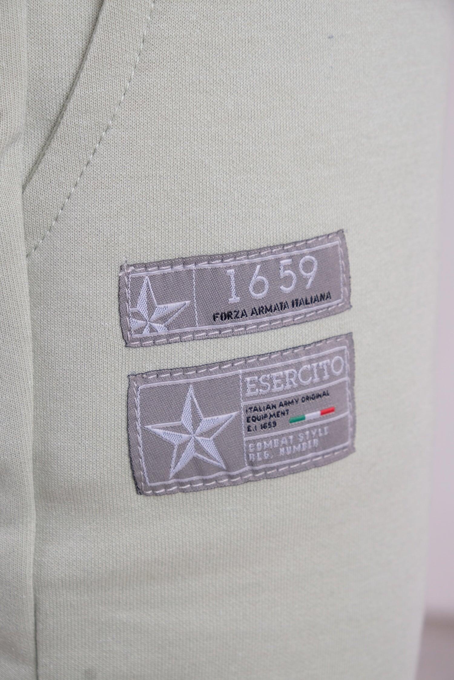 Pantaloni Esercito joggers con tasche verdi uomo 3/4