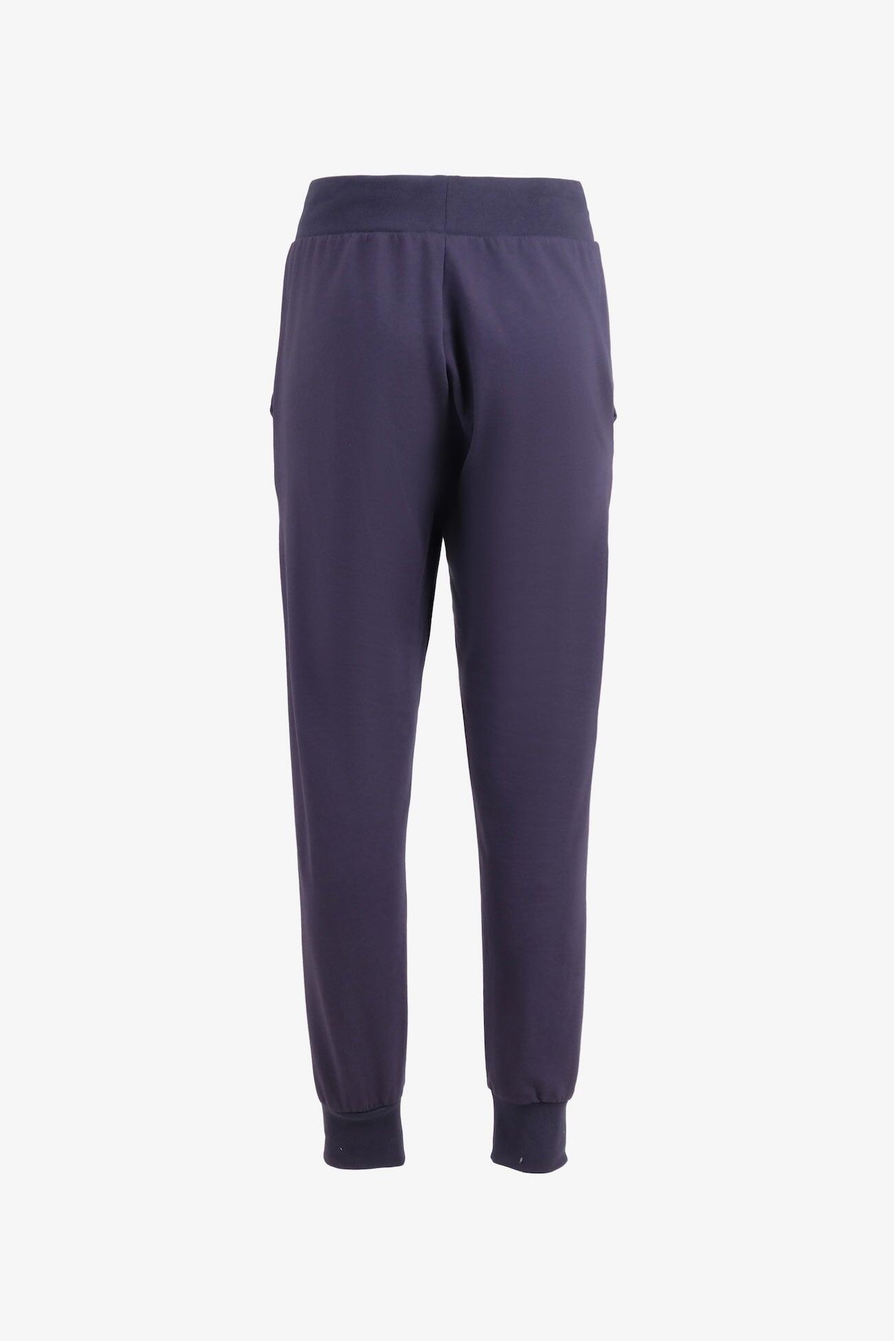 Pantaloni Esercito joggers con tasche blu donna 2/4
