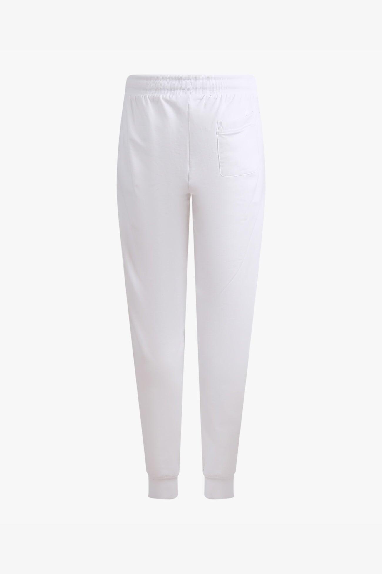 Pantaloni Esercito joggers con tasche bianchi uomo 2/4