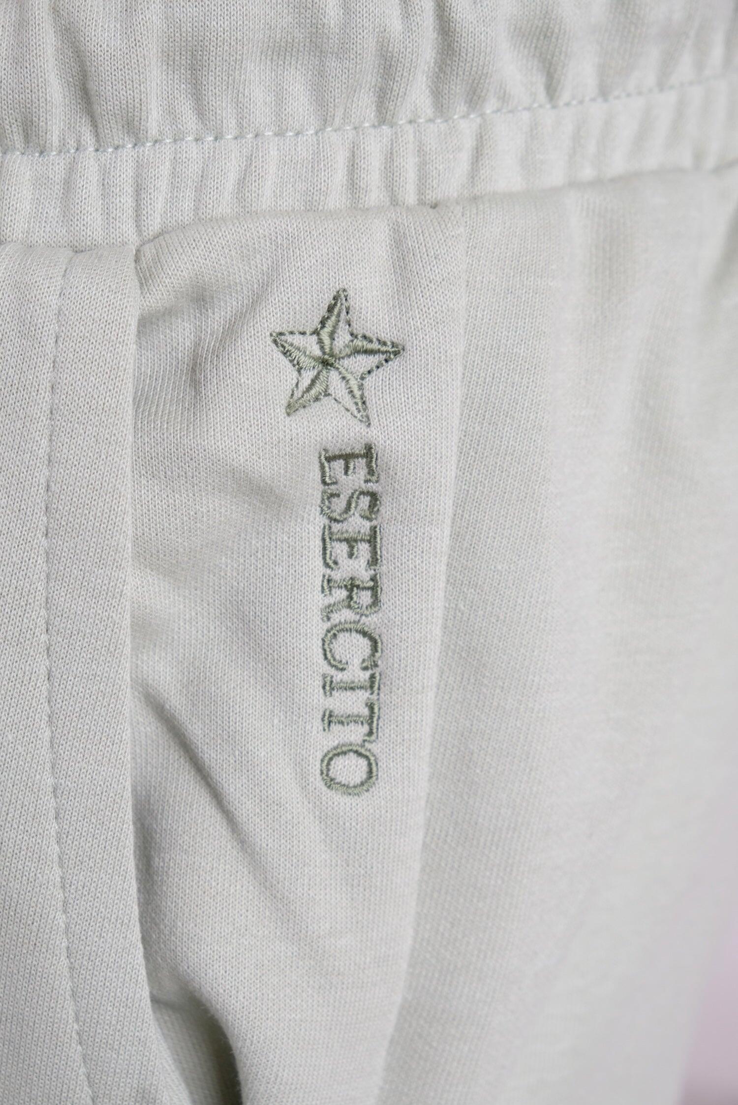 Pantaloni Esercito joggers con tasche verdi uomo 4/4