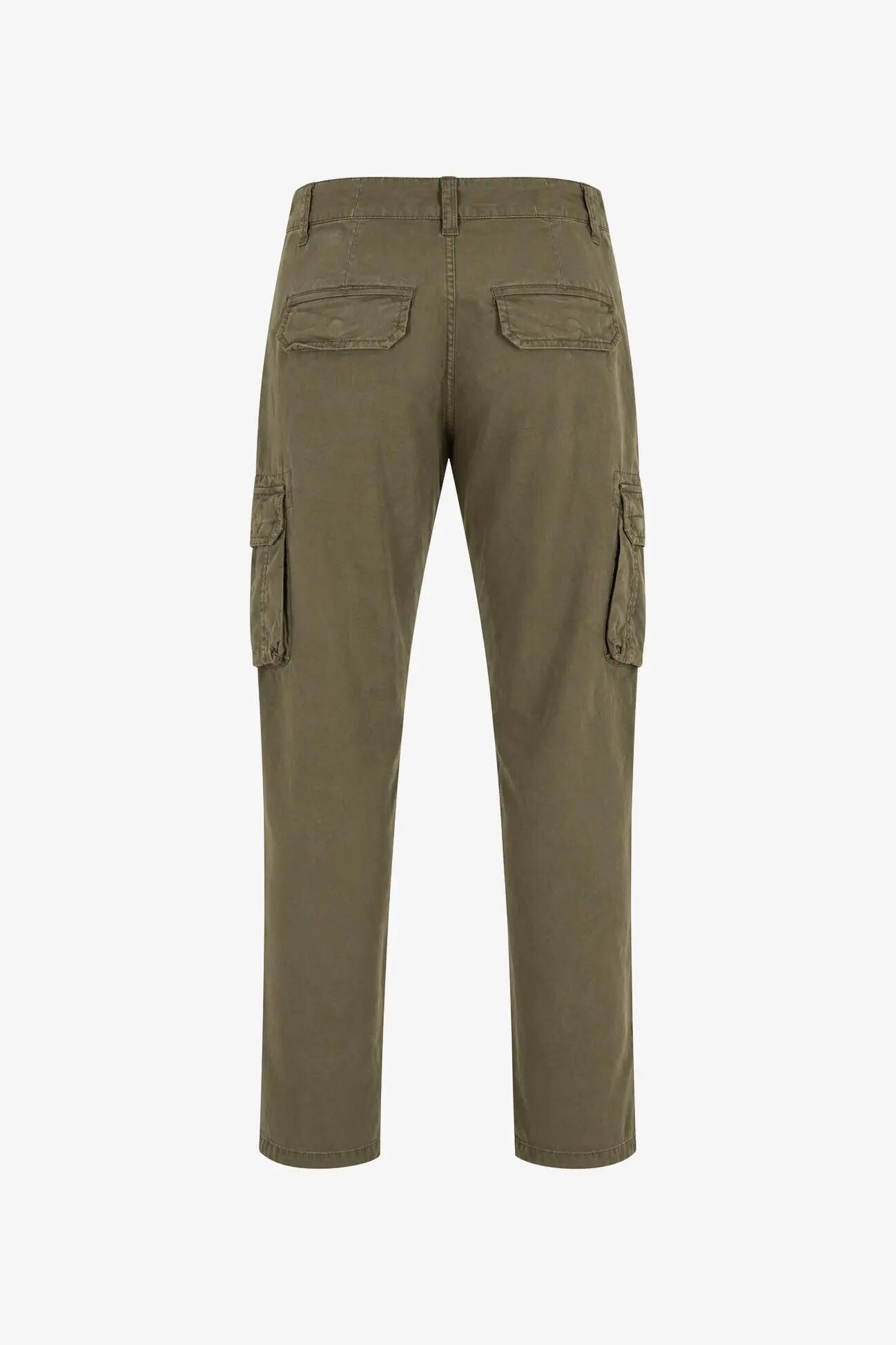 Pantaloni Folgore cargo con tasconi militare uomo 2/4
