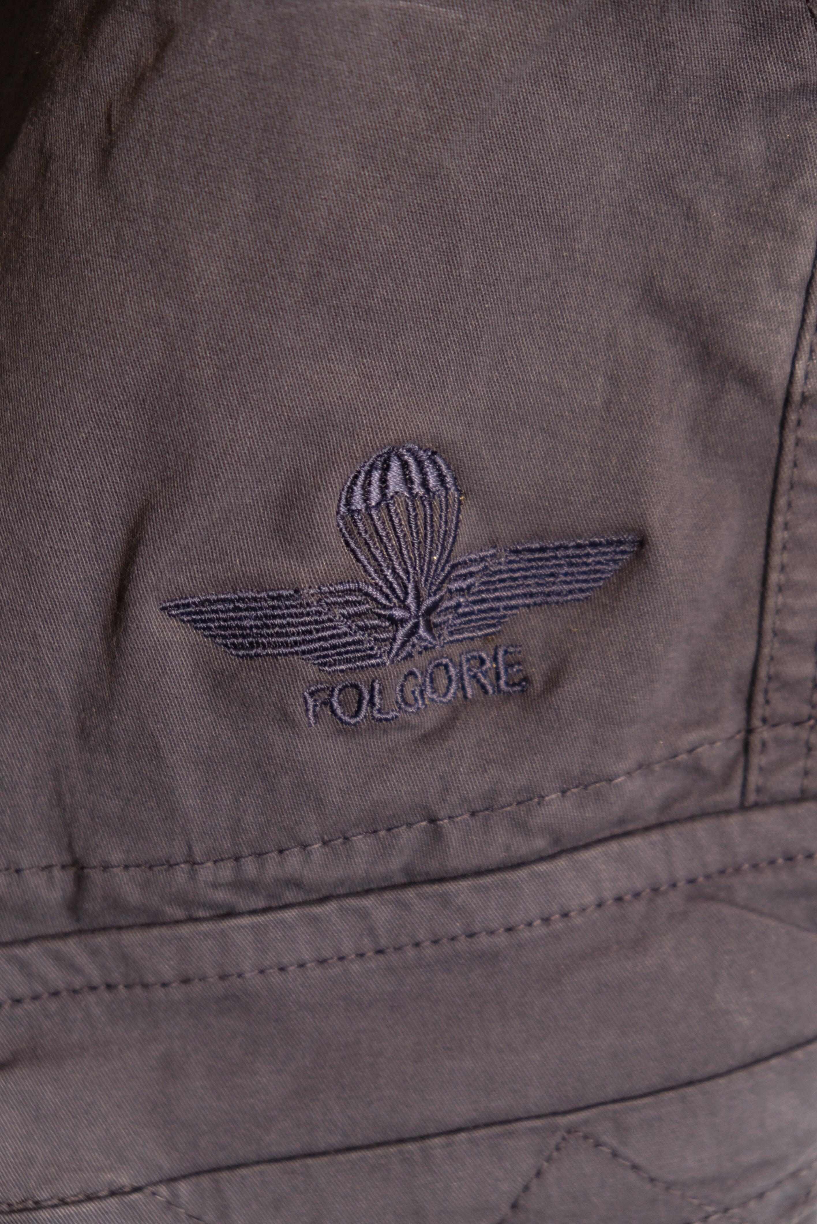 Pantaloni Folgore cargo con tasconi blu uomo 4/4
