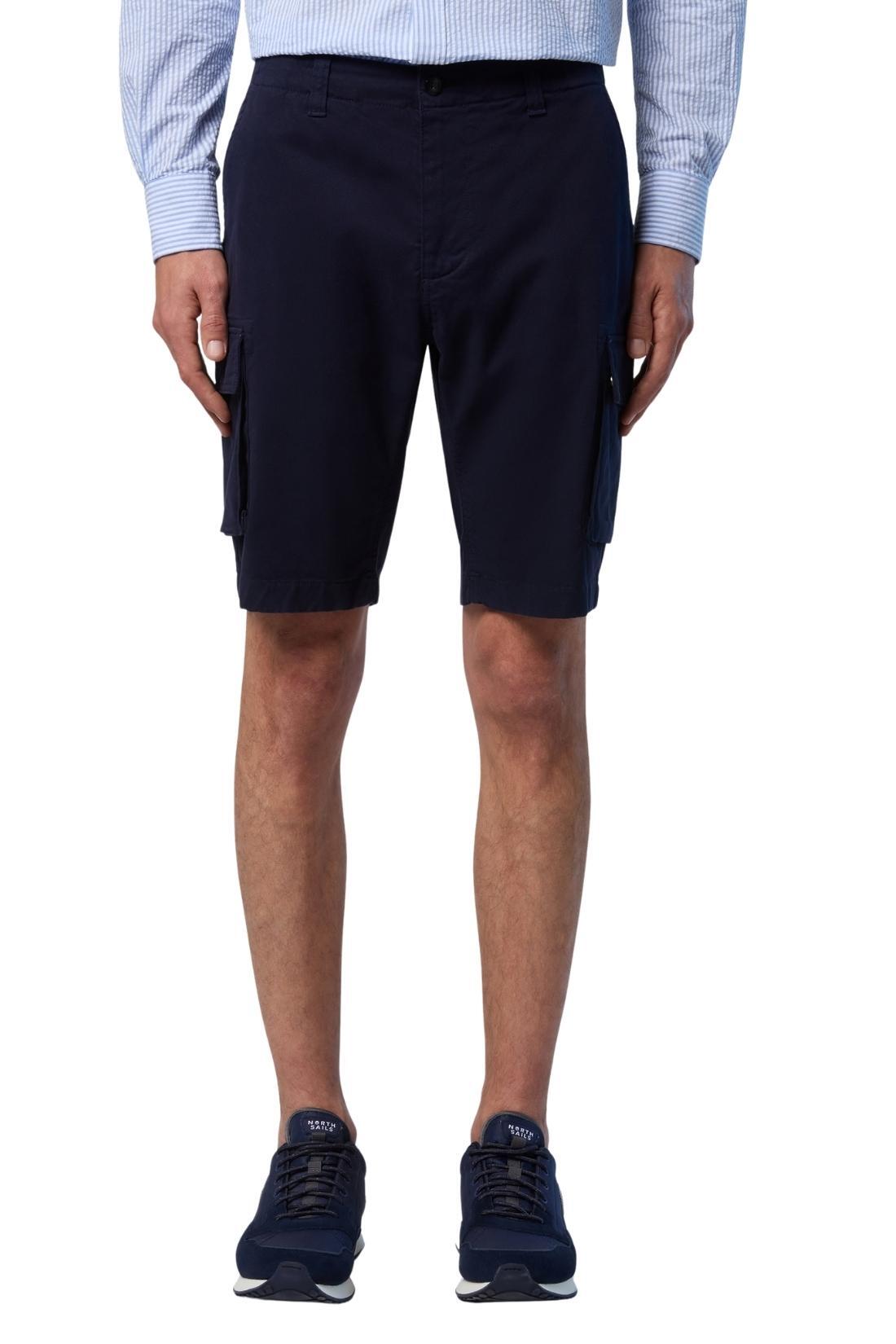 Bermuda cargo uomo America in gabardina 2/3