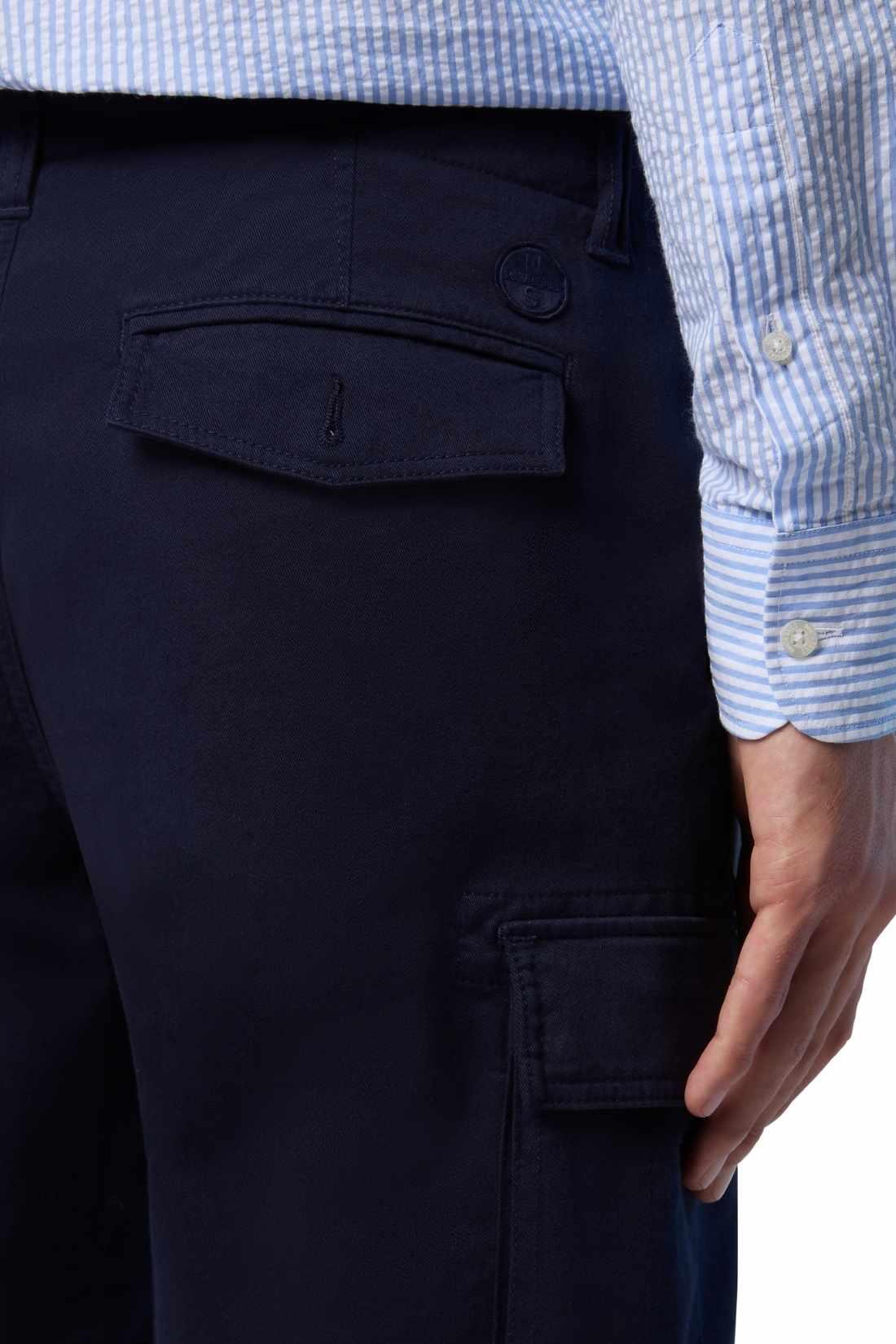 Bermuda cargo uomo America in gabardina 1/3