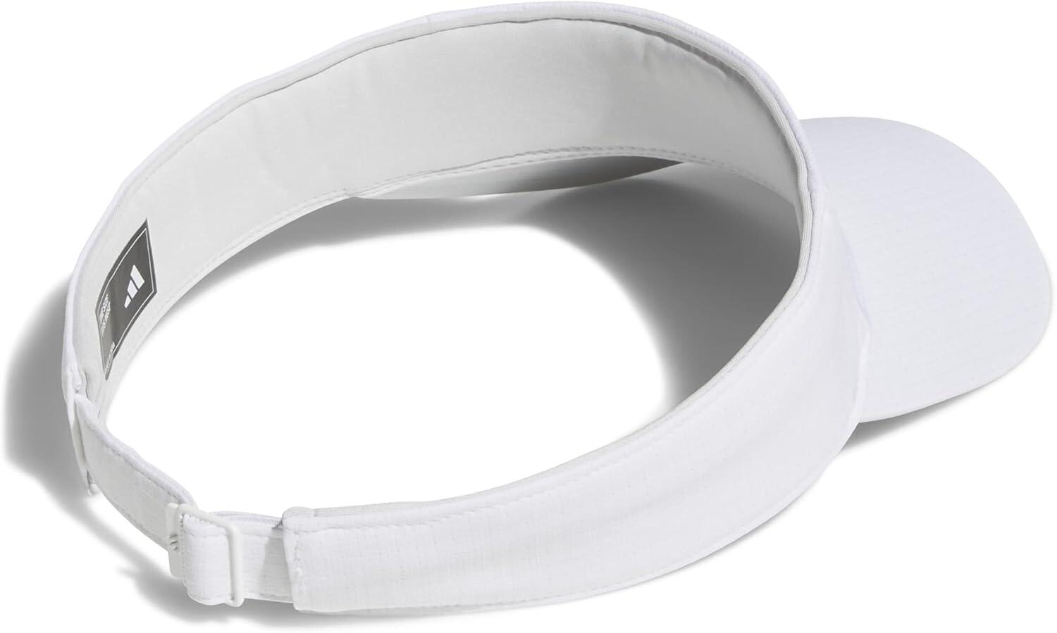 Casquette de golf Adidas Fairway pour femme, blanc/noir 3/4