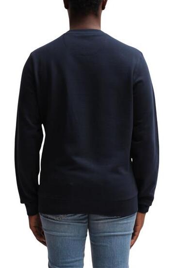 Felpa - Sportswear - Uomo - Girocollo Regular - Blu