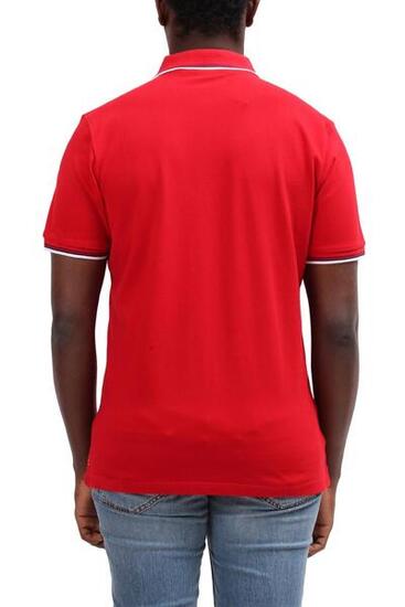 Polo - Sportswear - Uomo - Manica corta regular bordo - Rosso