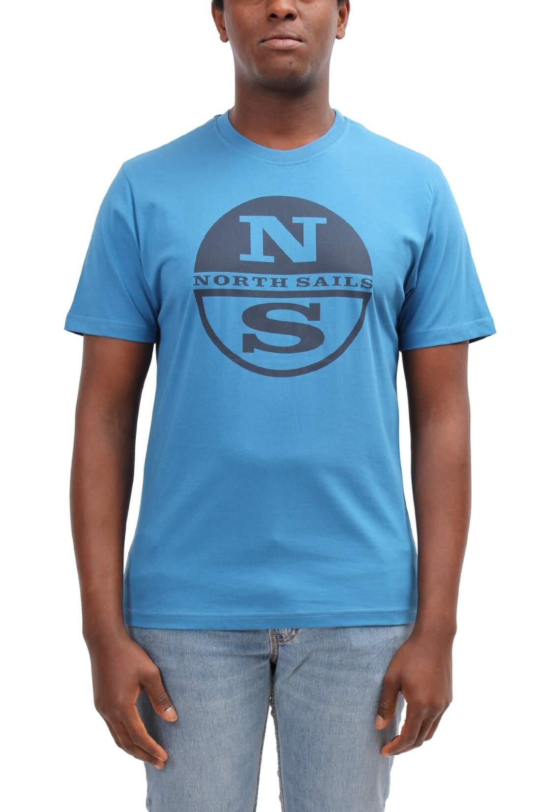 T-shirt uomo con stampa logo 3/4