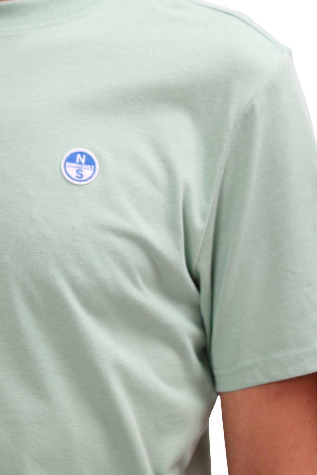 T-shirt - Sportswear - Homem - Corte regular - Com logo - Verde 2/4