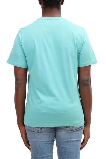 T-shirt - Sportswear - Heren - Regular fit - Logo-opdruk - light blue